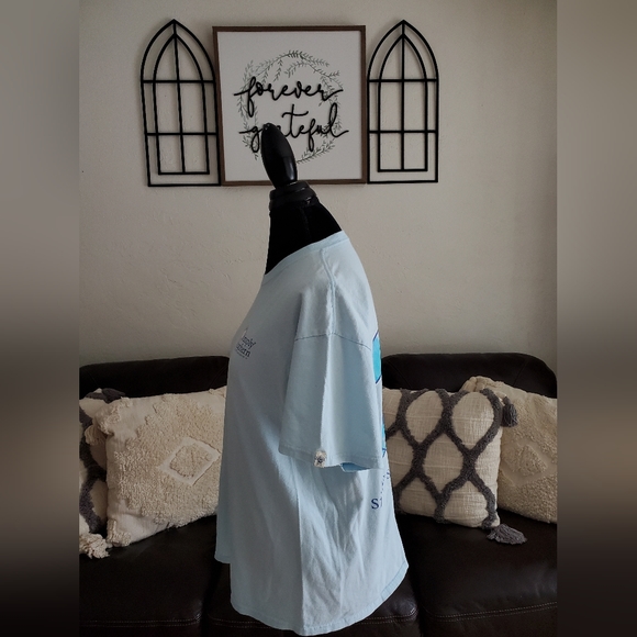 Simply Southern Save The Turtles Tie-Dye Logo Ice T Shirt Classic Boho Size L - Picture 7 of 10